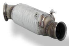 HJS Sportauspuff Downpipe für BMW 4er 435i F32 F33 Coupe Cabrio und F36 3.0l