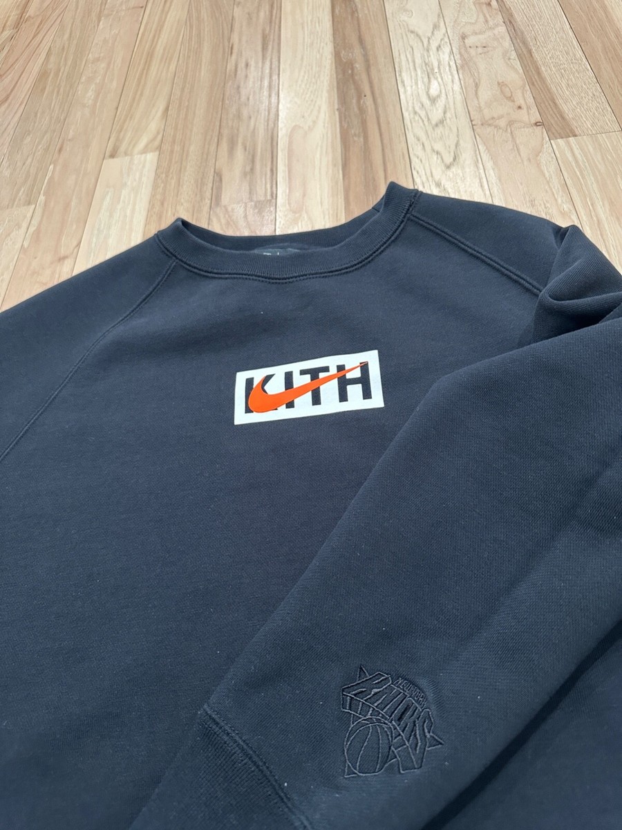 Kith X Nike For NBA New York Knicks Box Logo Crewneck Kith X Nike For NBA New York Knicks Box Logo Crewneck