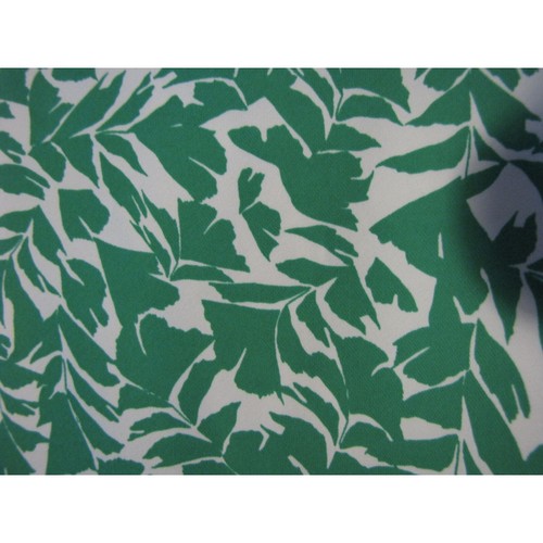 J. Crew 3X Green White Patterned Sleeveless Shirt Top Tank Scalloped Hem - Picture 2 of 3