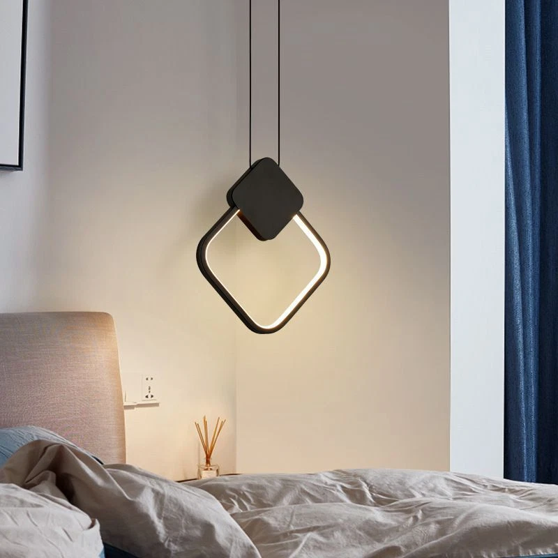 Black pendant cheap light bedroom