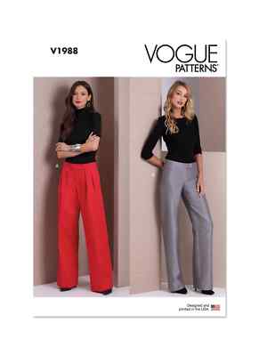 Vogue Misses Hose Schnittmuster V1988