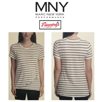Marc New York Women's Short Sleeve Shirt Top - E52