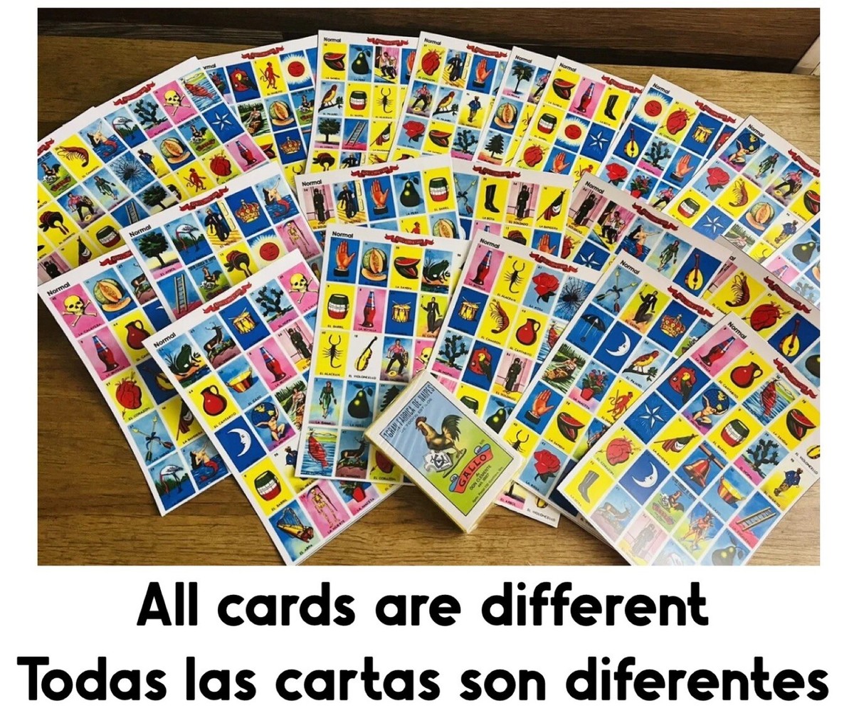 MEXICAN LOTERIA 100 Cards 8 X 5 Inc & Loteria Deck Cards 5 Rows X 5 Columns | eBay mexican-loteria-100-cards-8-x-5-inc-loteria-deck-cards-5-rows-x-5-columns-ebay