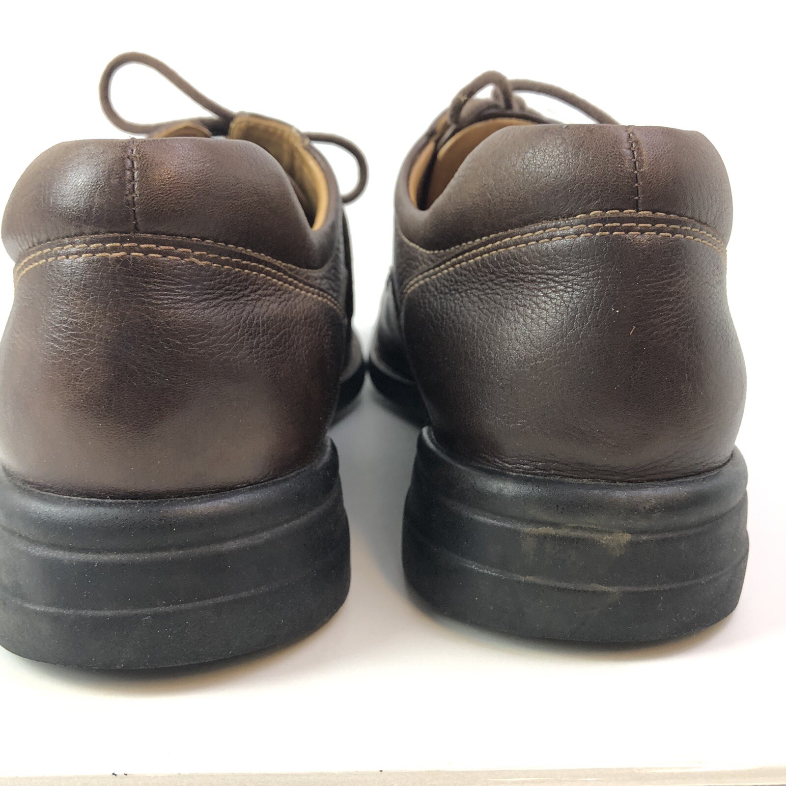 SAOLA Scarpe uomo Johnston & Murphy taglia 10 5 Med pelle marrone stringate stile 207223