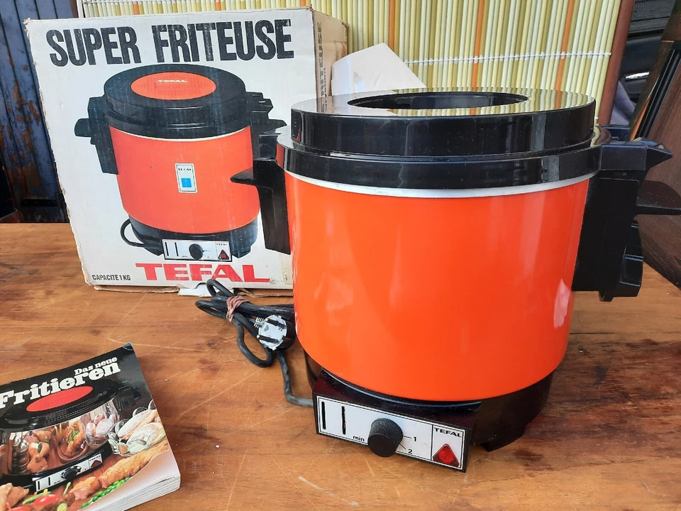 TEFAL SUPER FRITEUSEmit Geruchsfilter-System, 2xmal Benutzt, VINTAGE  - Bild 2 von 4