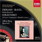 Debussy: String Quartet; Ravel: String Quartet; Stravinsky: 3 Pieces;...