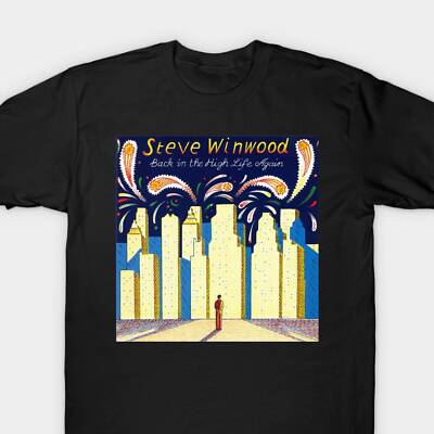 Steve Winwood Vintage T Shirt Back in the High Life Again Retro style Classic