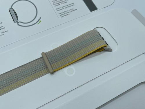 Bracelet boucle sport authentique Apple Watch STARLIGHT 42mm 41mm 40mm NEUF - Photo 4/13