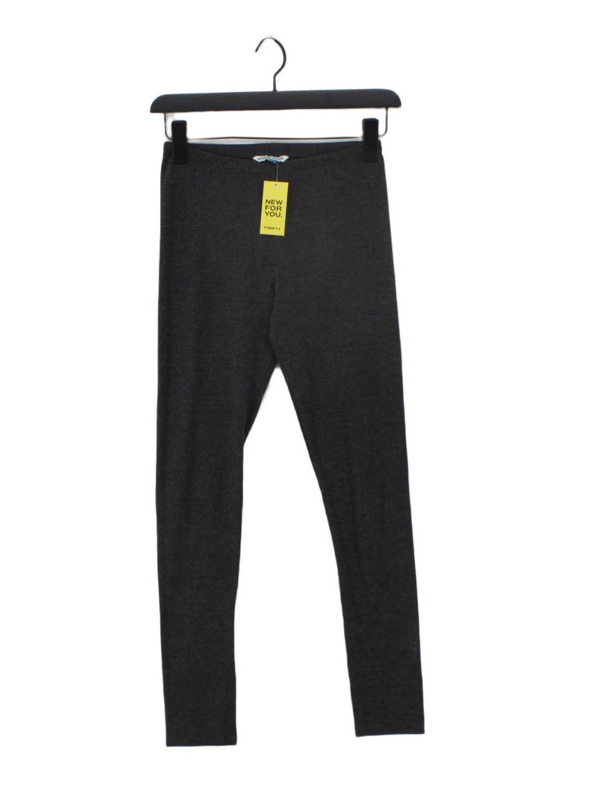 ALTRA Leggings donna Roba Bianca UK 8 grigio 100% altro lunghezza intera