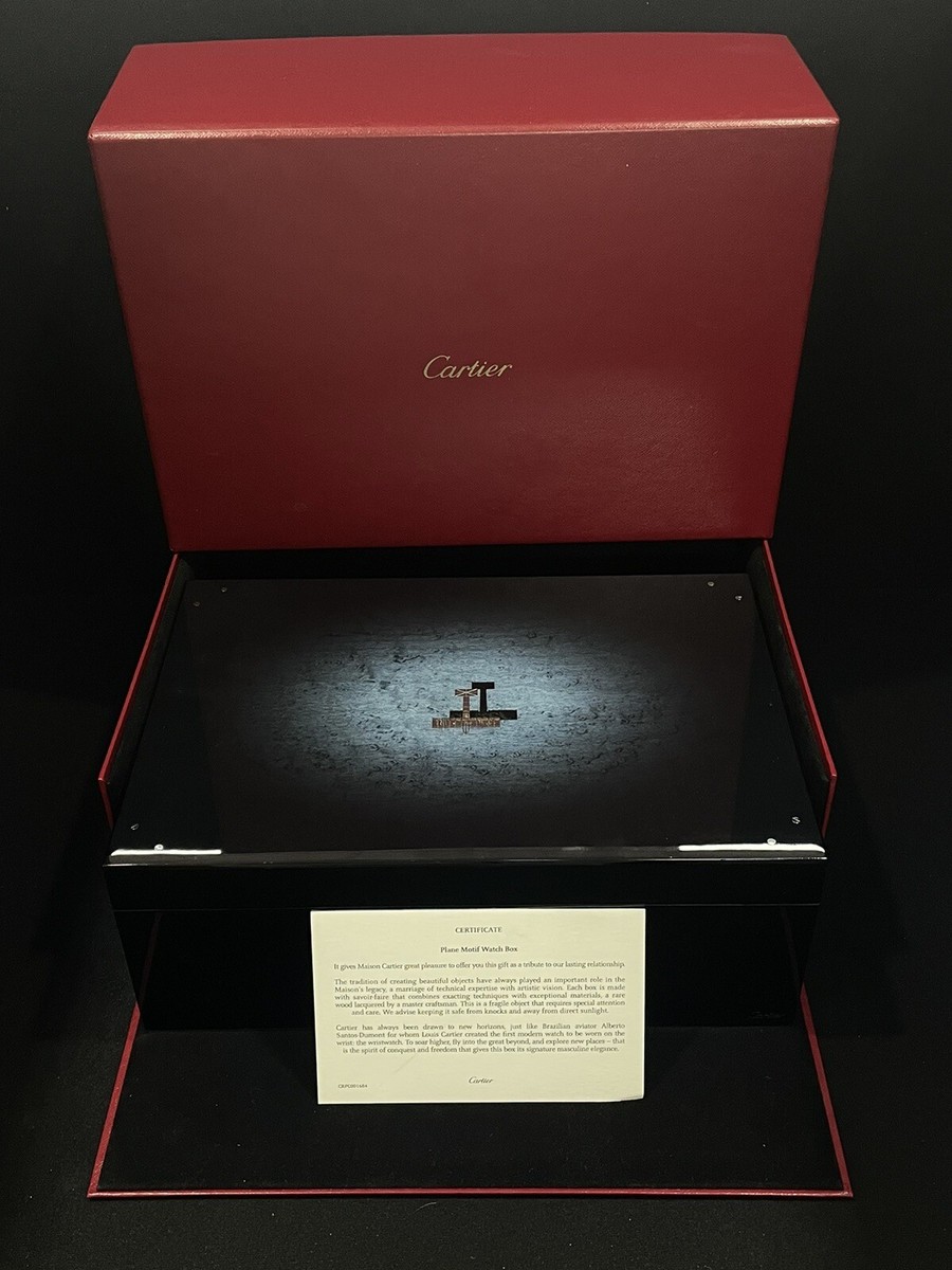 Maison Cartier Plane Motif 3 Watch Jewelry Presentation Display