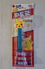 Pokemon Pikachu PEZ Candy And Dispenser 3 Packs Of Candy Included Made In USA