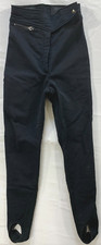 Vintage 80s Profile Black Ski Pants Womens Size 8 Winter Nylon Wool