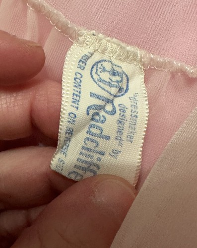 Vintage 60s Radcliffe Chiffon Babydoll Nightgown & Robe Peignoir Set Size P - Picture 8 of 8