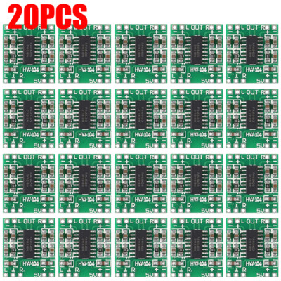 20PC PAM8403 Mini 2 Channel stereo 3W Class D Audio Power Amplifier Module Board