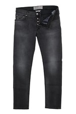 Jacob Cohën Charcoal Gray Solid Jeans - (JC322231)