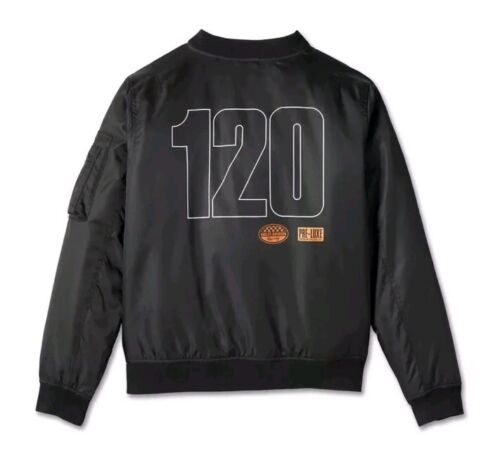 Harley Davidson 120th Anniversary Bomber Jacket 97556-23VW Women Size XL NWT - 第 2/19 張圖片