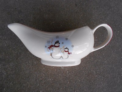 ROYAL SEASONS  Christmas  Snowmen  GRAVY BOAT/BOWL