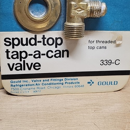 Gould Spud-Top Tap-A-Can Ventil - 339-C Gould Imperial. Neu Factory Sealed - Bild 4 von 6