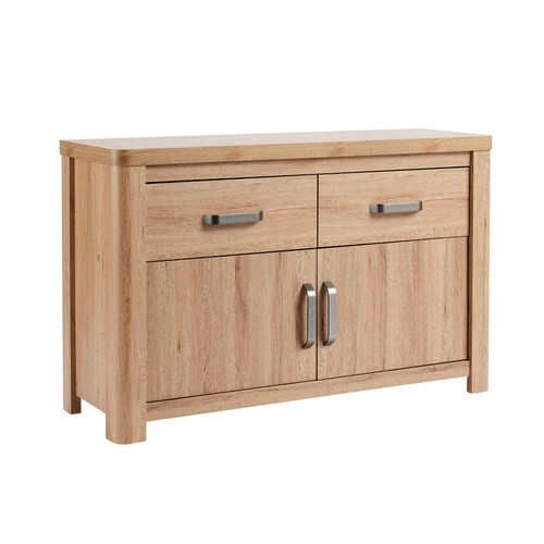 Sideboard 2 Drawers 2 Storage Cupboard Doors Living Room Storage Furniture Unit - Picture 8 of 8