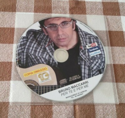 BRUNO MACCARRI   PER TE E PER ME   CD - PROMO - audio + video 