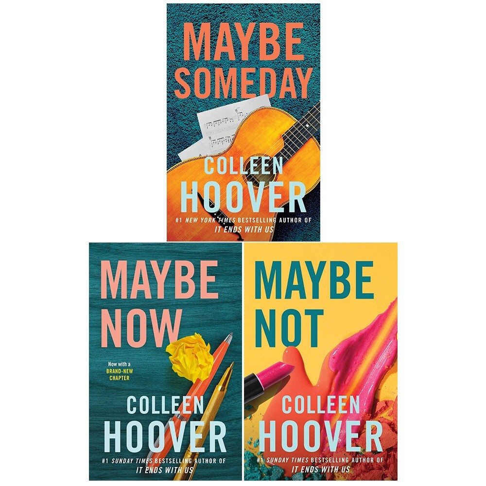 Colleen Hoover Maybe Someday Series 3 Books Collection Set Maybe Now, Maybe Not