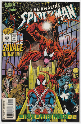 The Amazing Spider-Man #403 Marvel Comics DeMatteis Bagley Mahlstedt FN/VFN 1995