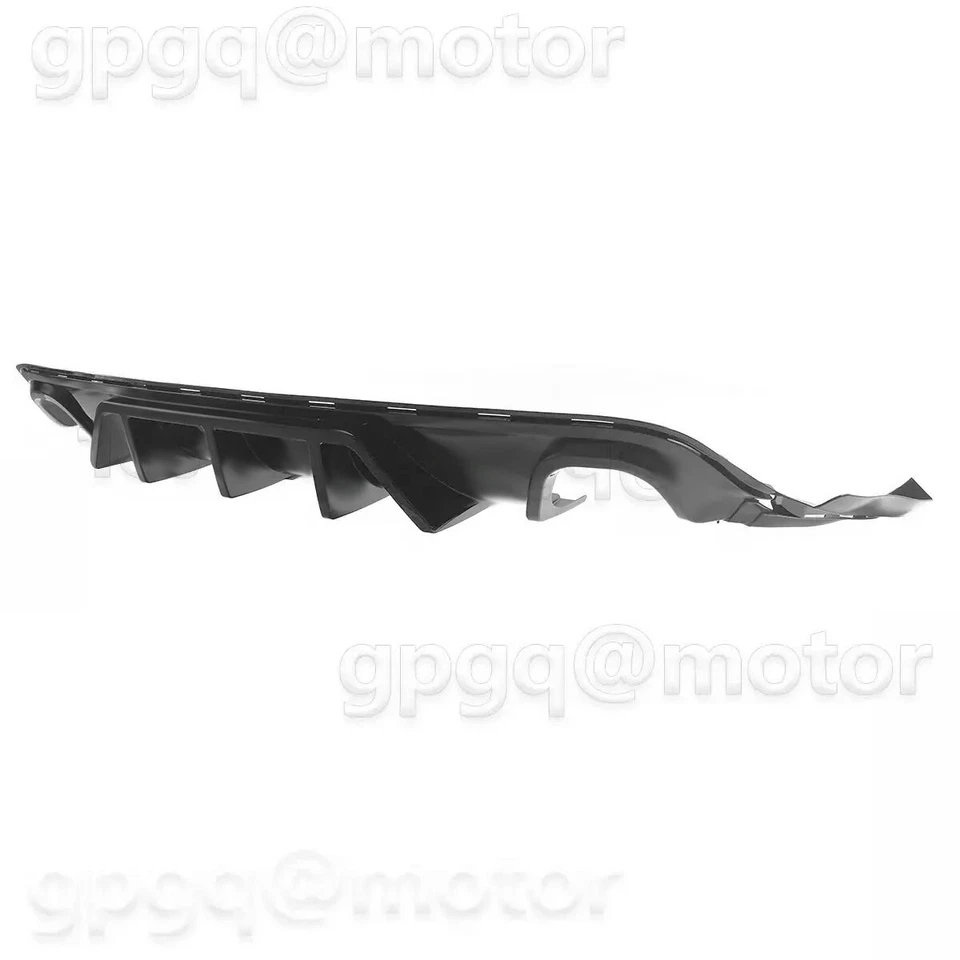 For Jeep Grand Cherokee SRT / Trackhawk 14-2021 Matte Black Rear Bumper Diffuser - Image 2 of 4