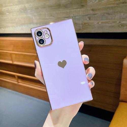 Phone Case For iPhone 14 13 12 Pro Max 11 XS XR 8 Angle Plating Silicone Cover - Photo 19 sur 23