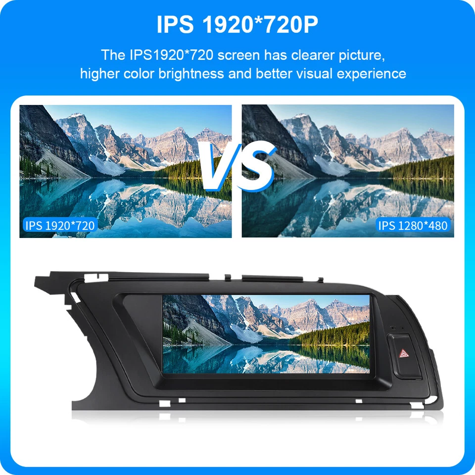 Für Audi A4/B8/S4/S5 8.8" IPS Android14 Autoradio GPS DAB+ CarPlay DVR 8GB+128GB - Bild 3 von 4