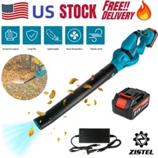 🔥 Portable Cordless Leaf Blower Compact Handheld Vacuum Dust Cleaner 2Batteries