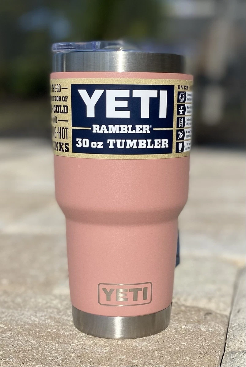 YETI Rambler 30-fl oz Stainless Steel Tumbler with MagSlider Lid, Sandstone  Pink at