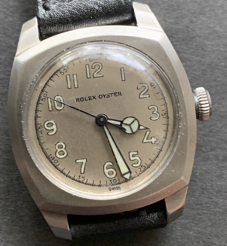 1940 ROLEX OYSTER ARMY-WWII, Mani originali Mercedes, Cuscino 30mm,  Ref.3139 | eBay