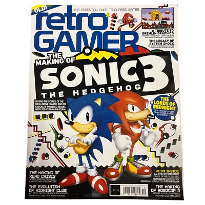 RETRO GAMER Magazine GUIDE Classic GAMES MAKING Of SONIC 3 HEDGEHOG Issue 249