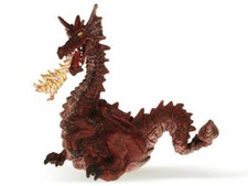 New PAPO  Red Dragon with Flame  Figure #39016