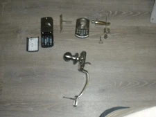 Mechanical Keyless Entry Door Lock Keypad Combo Deadbolt thumb latch 2 items