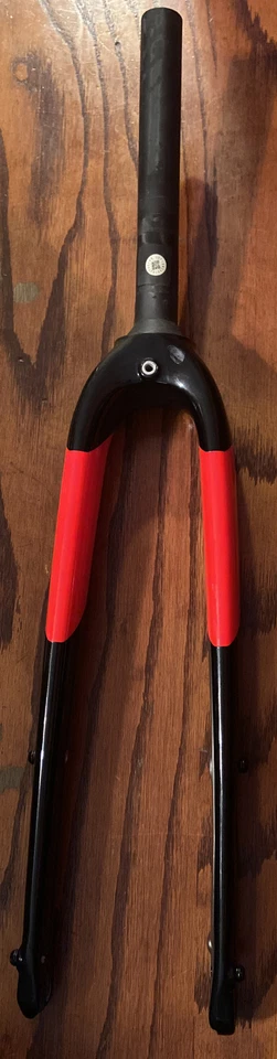 Horquilla de carbono Cannondale 700c negra/roja Foto 2 de 4
