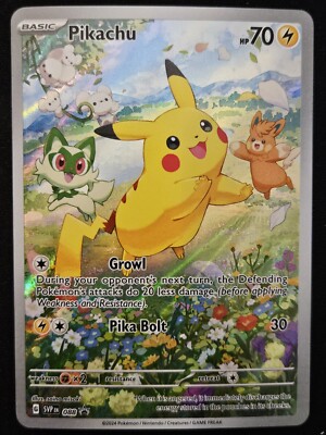 Pikachu SVP088 Black Star Promos FA Paldea Adventure Chest Holo