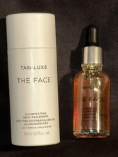 Tan-Luxe The Face Illuminating Self-Tan Drops Light-Medium, 1.01 oz, 30 ml NIB