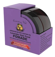 Sunny Isle Jamaican Black Castor Oil Lavender Hair Food Pomade, 4 oz