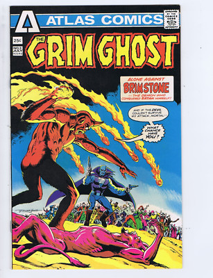 Grim Ghost #3 Atlas Comics 1975 He is... the Grim Ghost ! | eBay