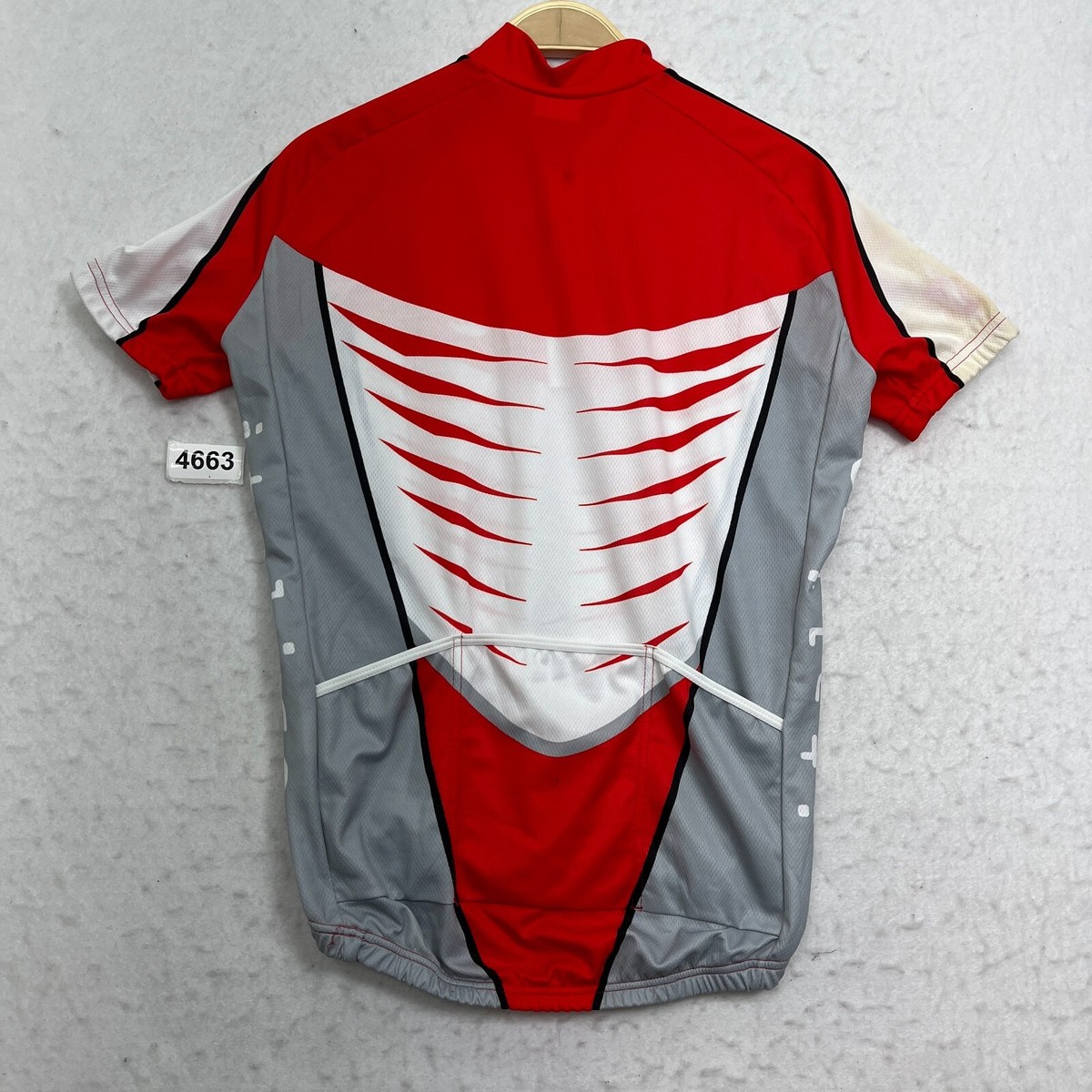DNA Cycling Jersey Sport Design Italico Men's Size M Red Short
