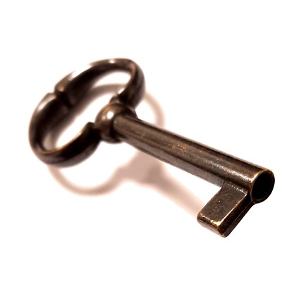 Old Keys Vntage To Antque Skeleton Keys, Open Barrel Skeleton Key, Heart... Hollow Barrel Skeleton Key - Foto 5