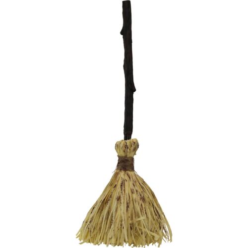 26-in. Witch's Broomstick Halloween Animatronic with Spooky Sounds and Moveme...