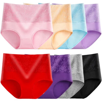 Cotton Leakproof Underwear,Incontinence Leak Proof Protective Pants for Women