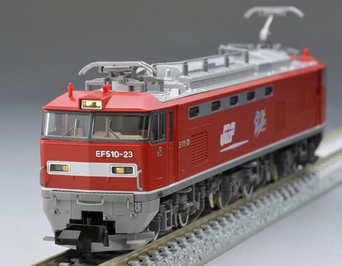 Locomotora eléctrica TOMIX N Gauge EF510 Red Thunder 7164 JR modelo de tren de carga | Zustand: New