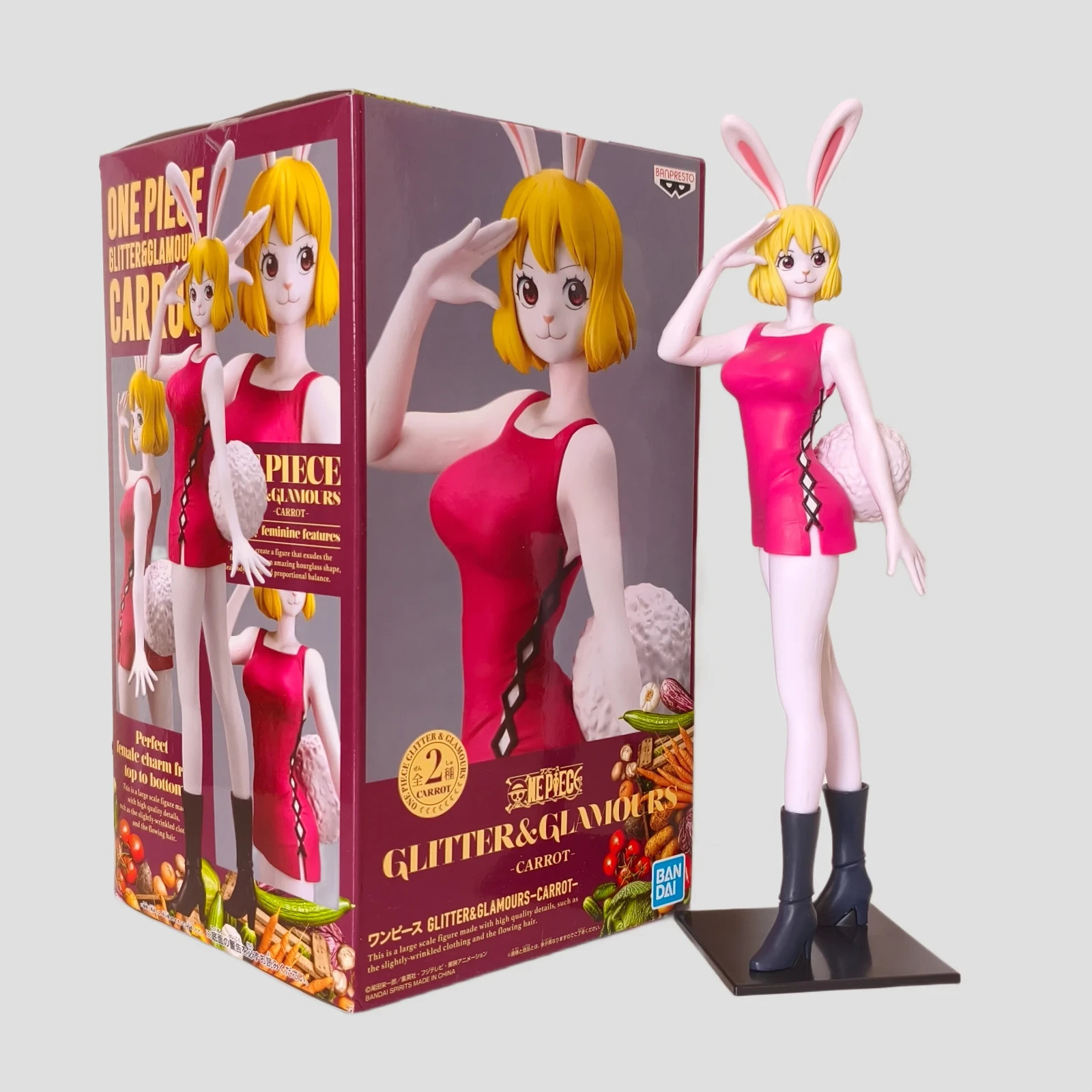 Figurine Carrot Glitter & Glamours Ver. B One Piece en PVC haute finition de 25cm polychrome
