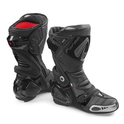 Forma ICE PRO FLOW racing motorcycle boots black-black track motogp road race