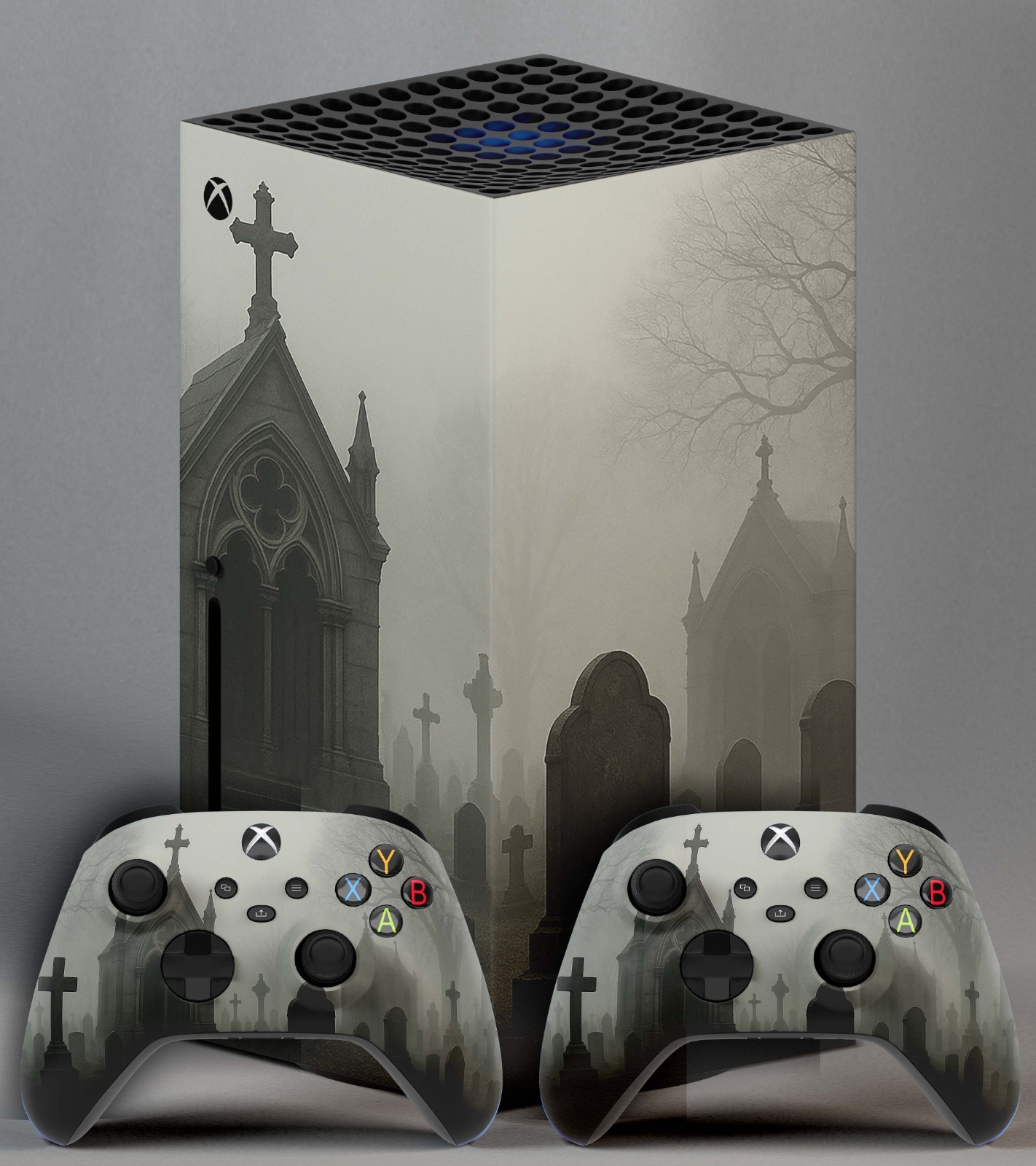 Pellicola in vinile per Xbox Series X - Cimitero