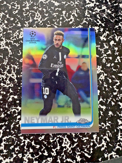 2018-19 Topps Chrome UCL Refractor Neymar Jr #50 PSG
