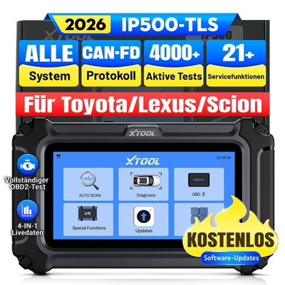 XTOOL IP500 Auslesegerät KFZ OBD2 Diagnosegerät Für Toyota Lexus Alle System DE